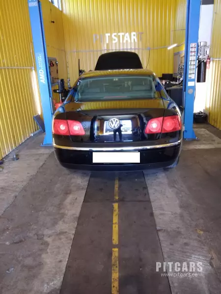 VW Phaeton — autogaasi paigaldus