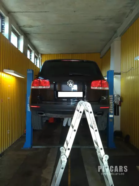 VW Touareg — autogaasi paigaldus
